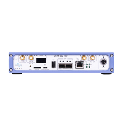 Ettus USRP N321 Compatible |  | 2 TX/RX Channels, RF 3 MHz-6 GHz, 200 MHz BW Each, 1 × QSFP+, 2 × SFP+, 1 × RJ45, USRP Software Defined Radio Device