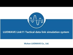 Link11 Tactical data link simulation system using LUOWAVE SDR-LW 2975 (USRP-LW E310 SDR)